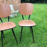Set of chairs in Formica 1960