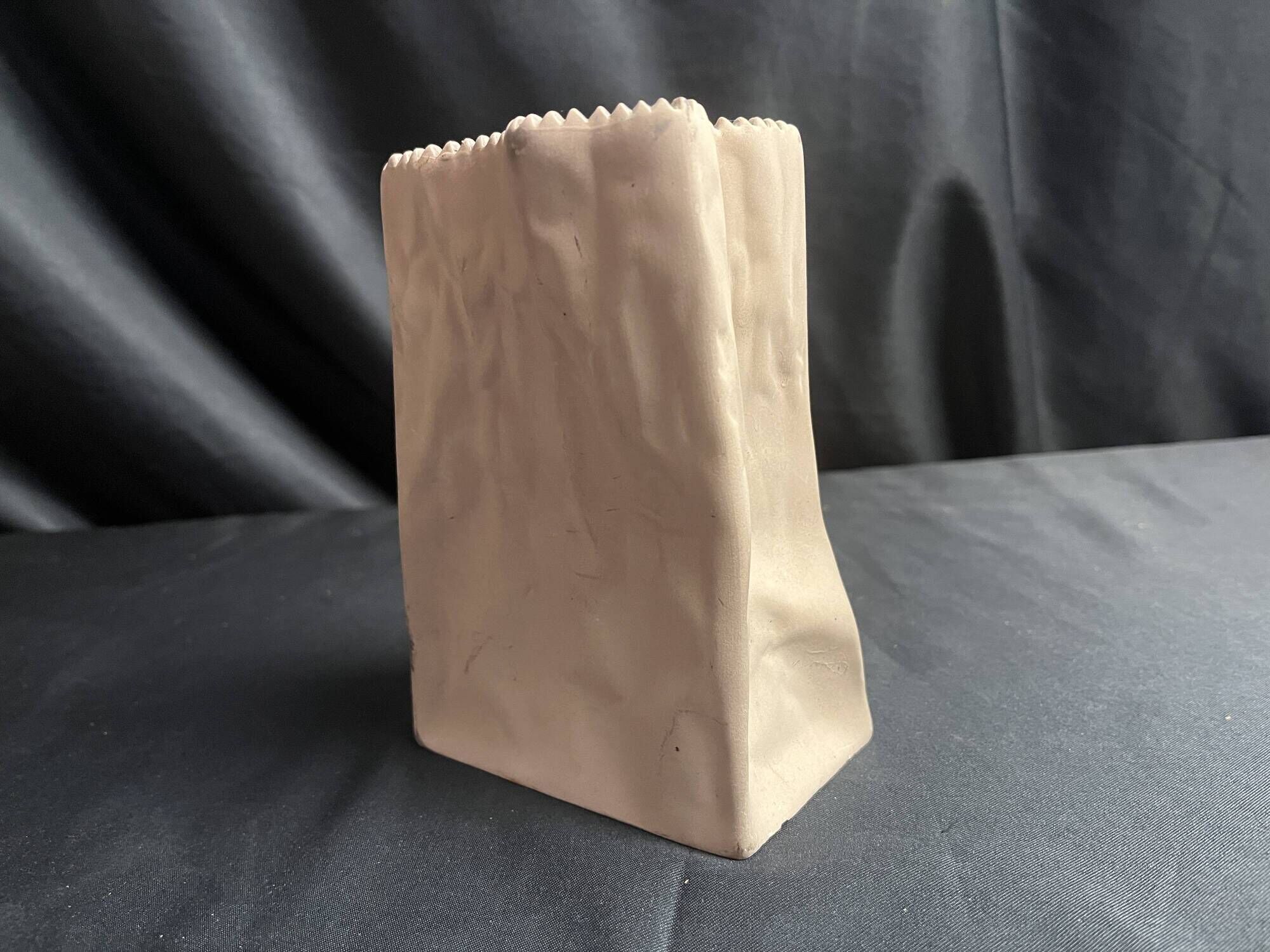 Rosenthal paper bag vase by Tapio Wirkkala, 1970s