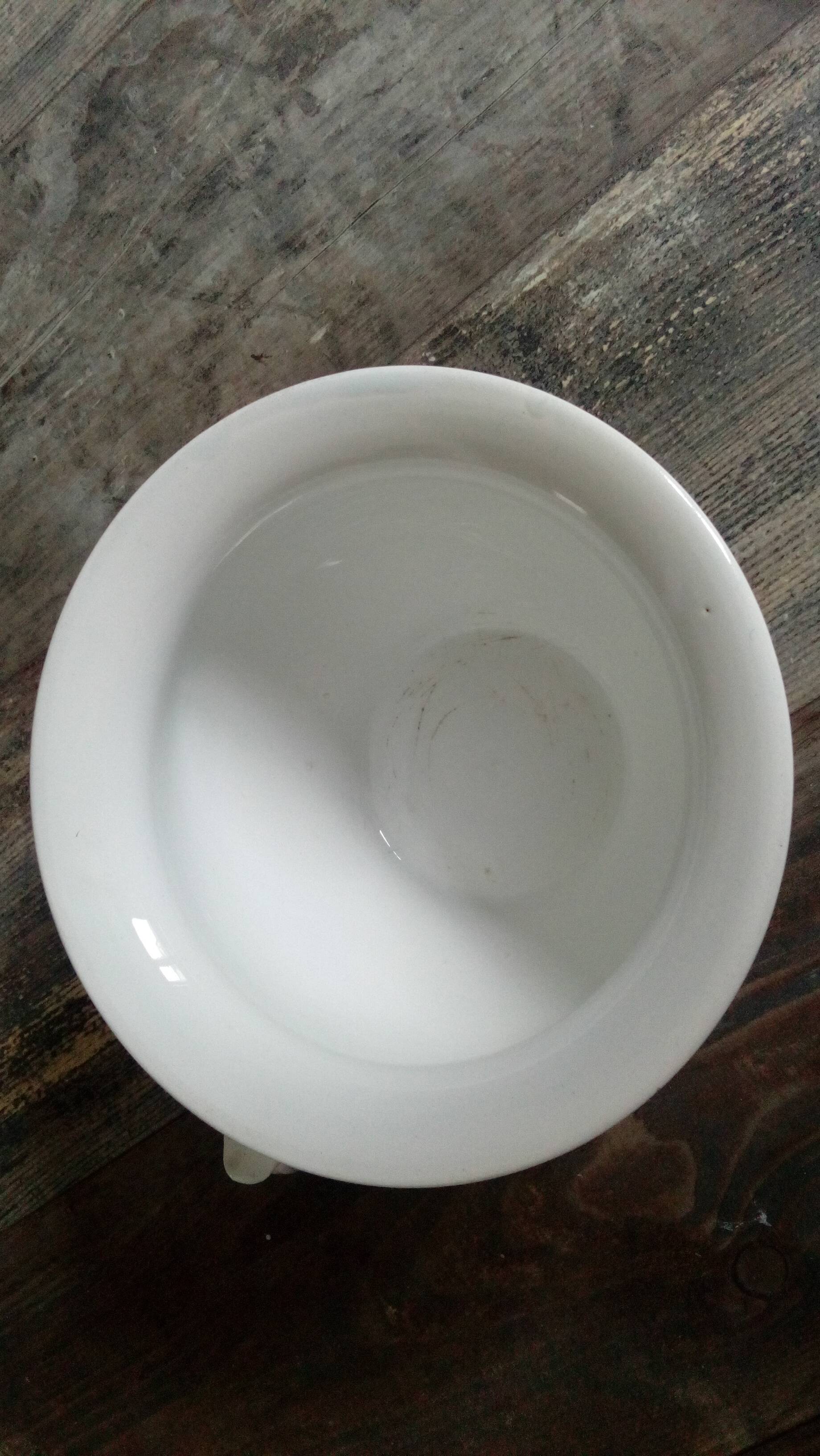 Lunéville blue white pot cache