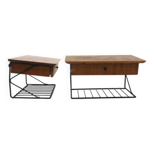 Set de 2 tablettes murale