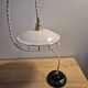 Suspension globe en verre des années 50