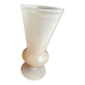 Pink Opaline Vase H 20 cm - 1950s