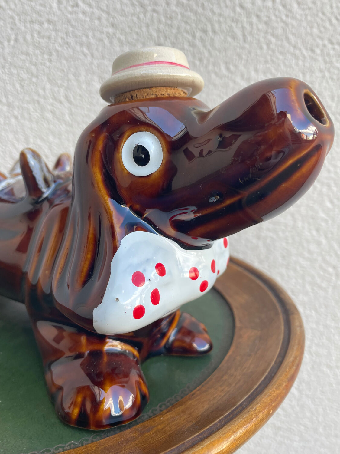 Vintage Dachshund decanter