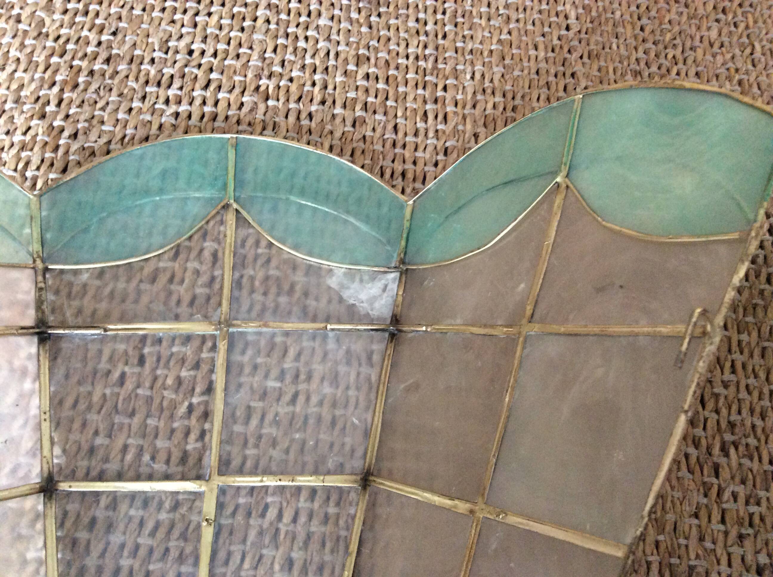Mother-of-pearl sconces