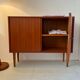 Buffet enfilade étroite scandiinave en teck