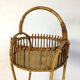 Vintage rattan bar 60