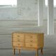 Commode danoise de style « Mid-Century Modern », en chêne, années 1950