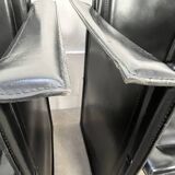 8 style Korium leather chairs in the style of Matteo Grassi