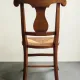 Cherry wood chair in Directoire style
