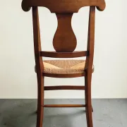 Chaise en merisier de style Directoire