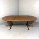 Karl Erik Ekselius extendable oak dining table J.O. Carlsson Sweden