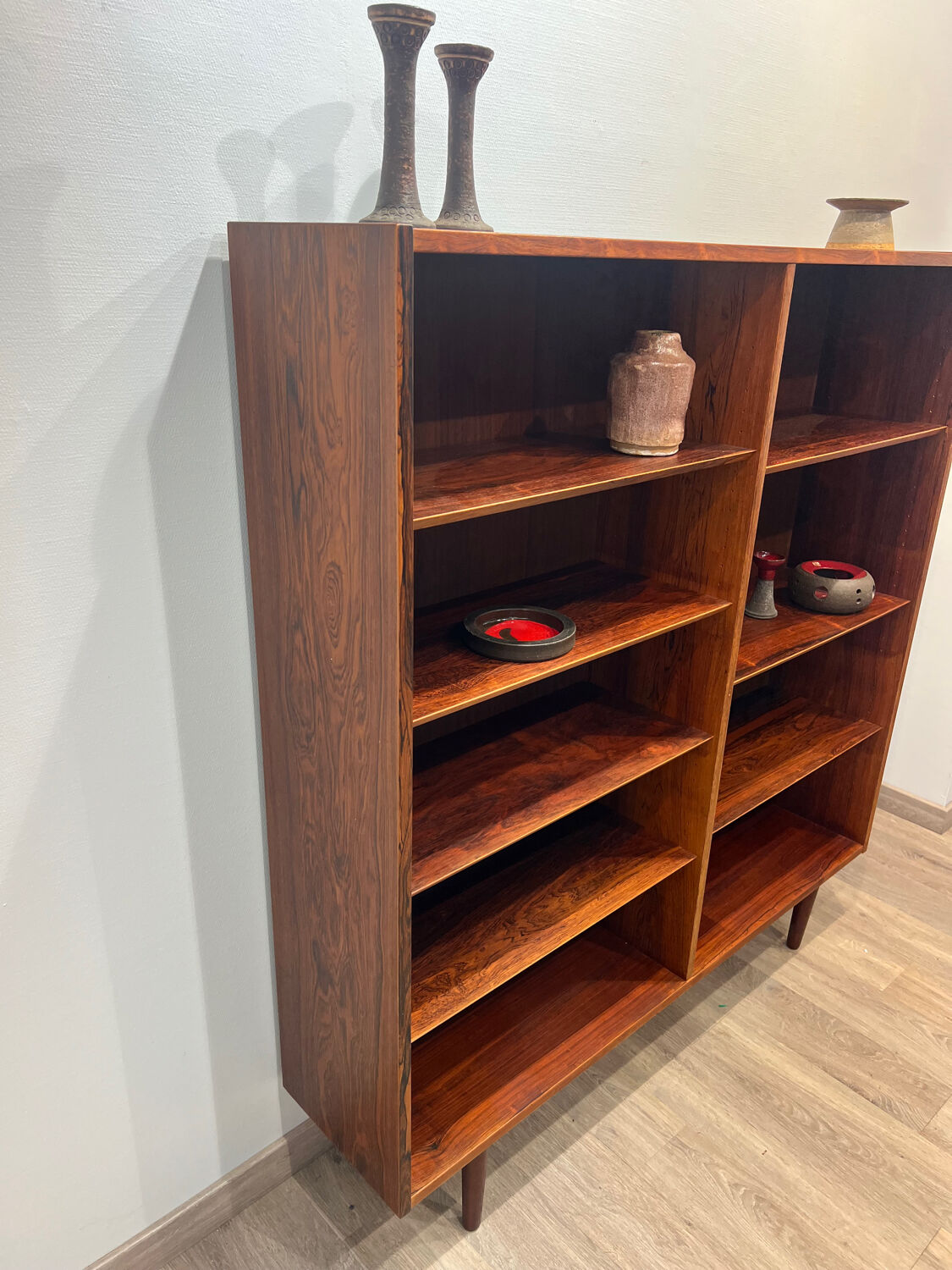 Bibliothèque scandinave en palissandre