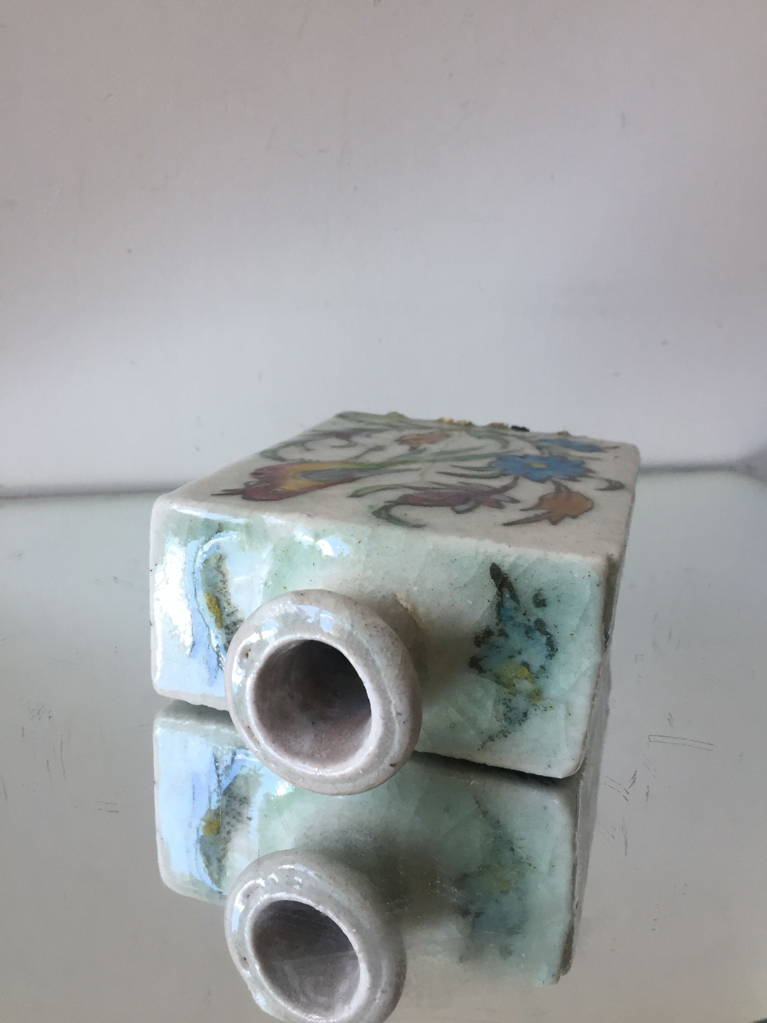 Illamic art ceramic vase in i̇znik style antique