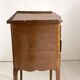 Louis XV style cherry wood bedside table with cabriole legs