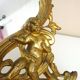 Large antique bronze tabletop, Louis XV style, putti, cherubs