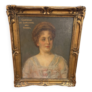 Portrait à l'huile de