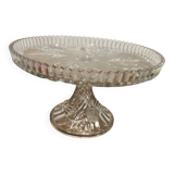 Porte gâteau et fromage en cristal