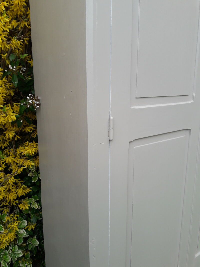 Wardrobe, early XX°, painted, wardrobe