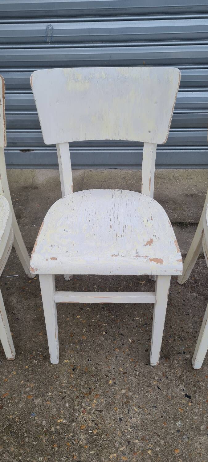 Set of four thonet bistro chairs