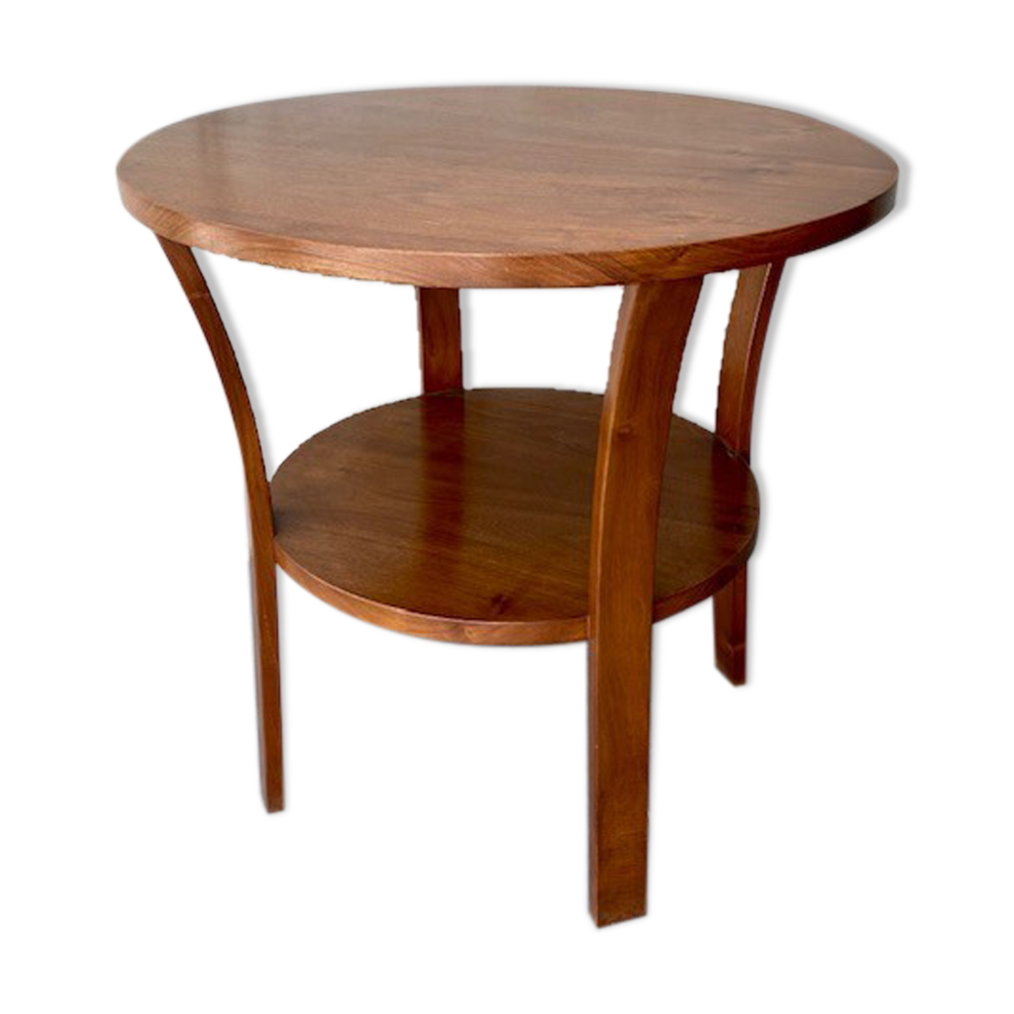 Round side table double top