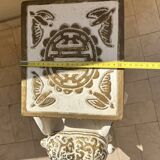 Ceramic elephant stool/stand Hollywood Regency style 1960s