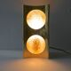 Pair of gold metal and frosted glass sconces