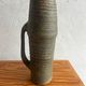 Brutalist workshop ceramic pitcher by a potter from Ostend (1960s)