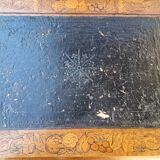 Davenport desk in marquetry walnut, Victorian period.