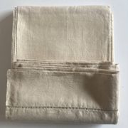 Drap de réserve en toile de lin brute 1920 à jours 2,40m