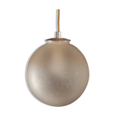 Suspension globe blown glass gilded