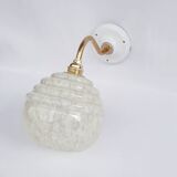 Speckled Clichy glass wall light