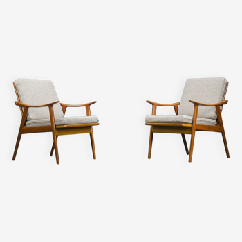Model 563 Chairs by Fredrik Kayser for Vatne Lenestolfabrikk, Norway, 1960s, Set of 2