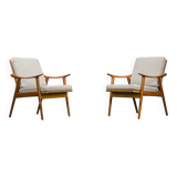 Model 563 Chairs by Fredrik Kayser for Vatne Lenestolfabrikk, Norway, 1960s, Set of 2