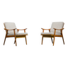 Model 563 Chairs by Fredrik Kayser for Vatne Lenestolfabrikk, Norway, 1960s, Set of 2