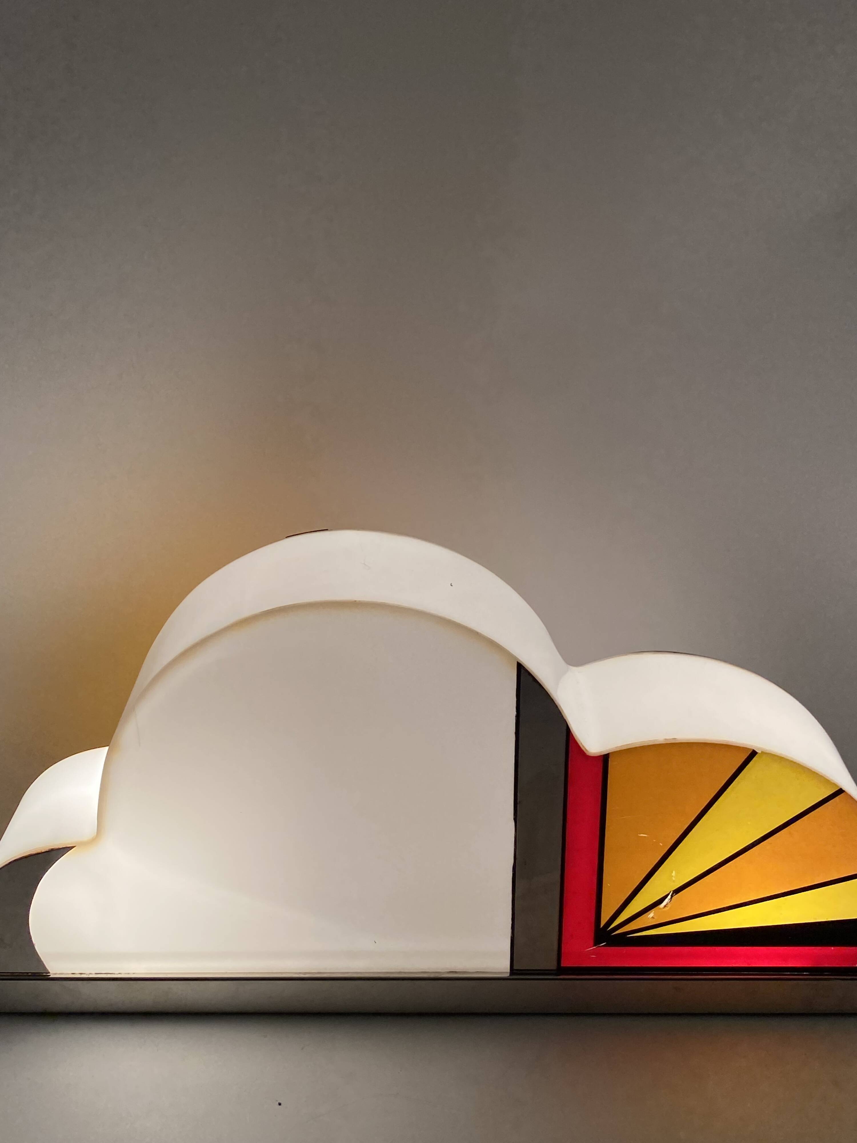 rare table lamp, Italy 1970s