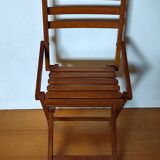Ancienne chaise pliante enfants vintage italienne