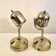 Vintage Fase adjustable wall lights in gold metal.