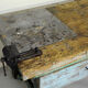 Old solid wood workbench 40/50