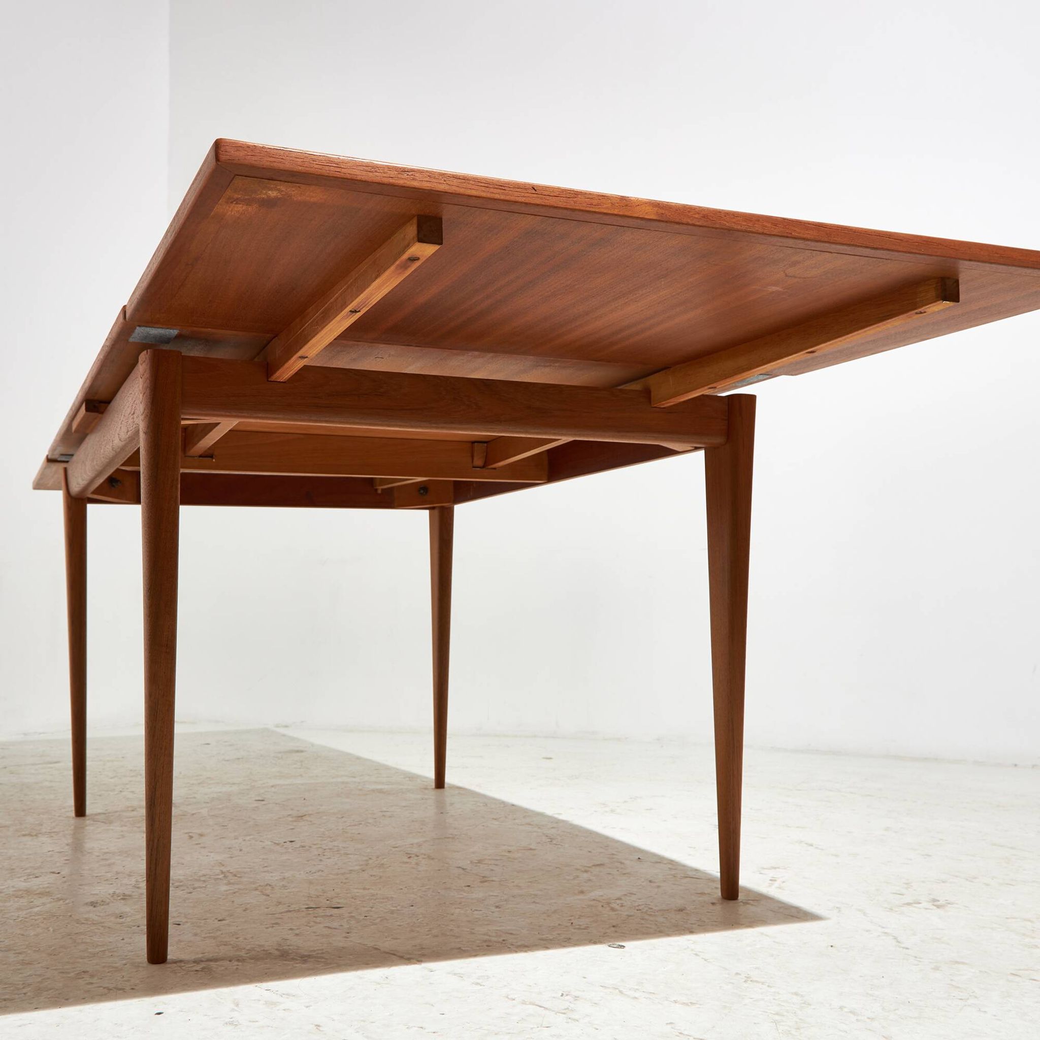 Teak Dining Set by Niels O. Møller for J.L. Møbelfabrik, set of 7, 1960s (MK10285)