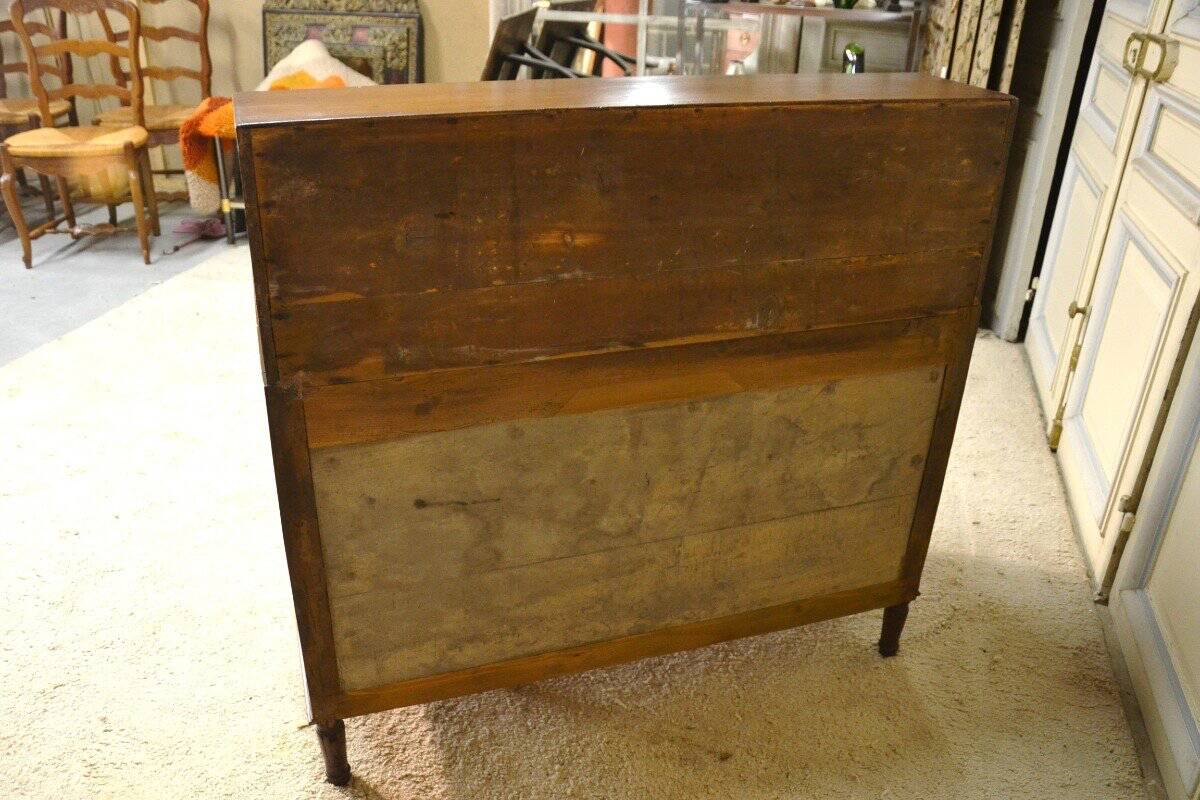 Bureau De Pente En Noyer d'époque Directoire