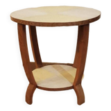Pedestal table, art deco side coffee table 1930