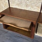 60s 70s teak wall shelf Wall Unit Kai Kristiansen for FM Møbler Denmark