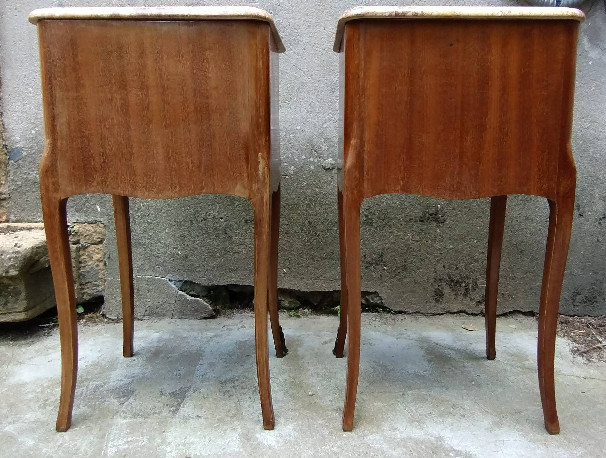 Pair of Louis XV style bedside tables