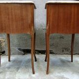 Pair of Louis XV style bedside tables