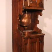petit vaisselier en bois de mélèze - 17° siècle -Suisse