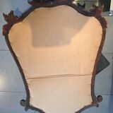 Wood carved and gilded mirror