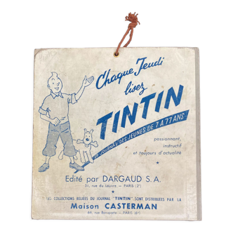 Tintin - Cardboard advertising poster