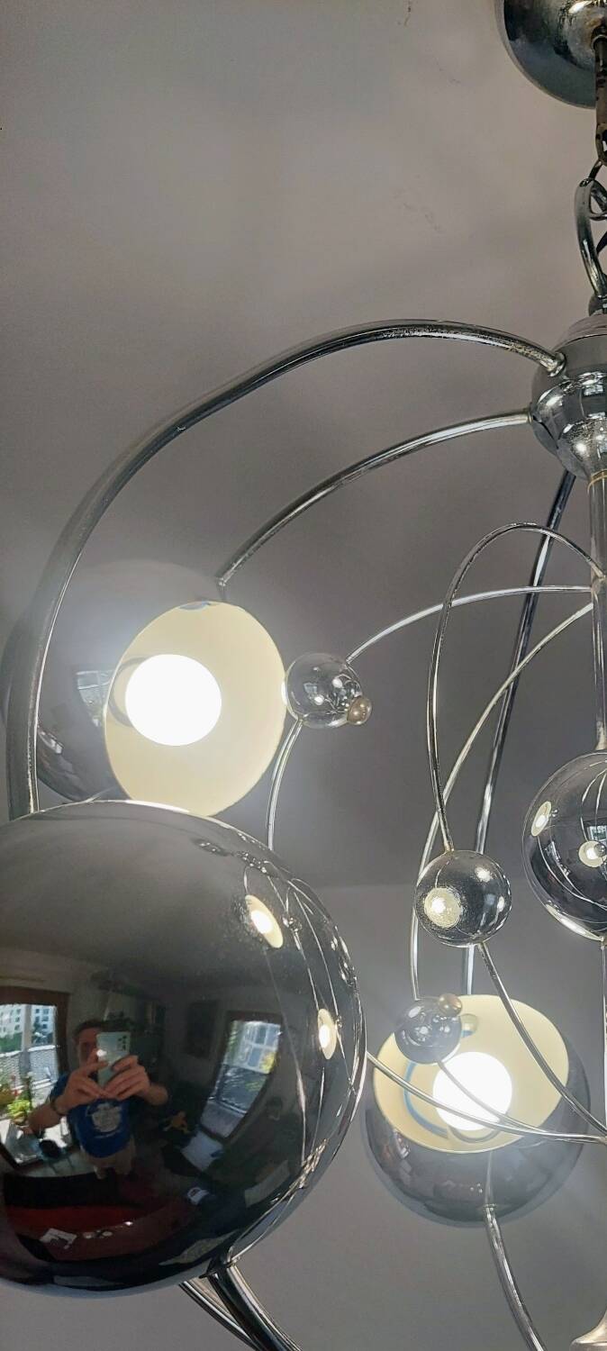 Italian Space Age chandelier, 1970s