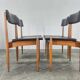 Set of Four Rare Midcentury Dining Chairs, Denmark, 1970s
