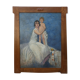 Portrait painting of a woman and child